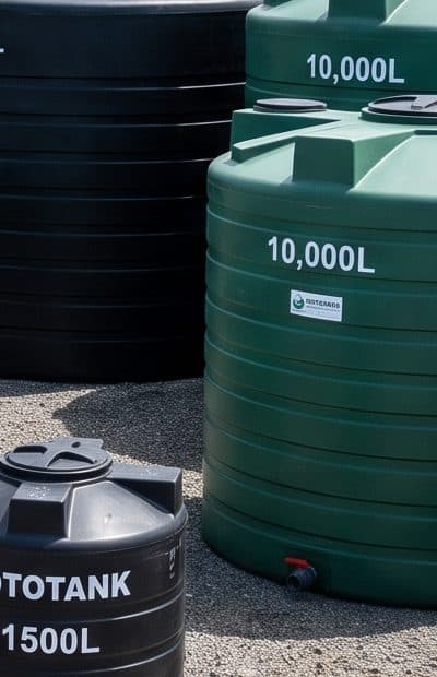 Green Roto Tank closeup
